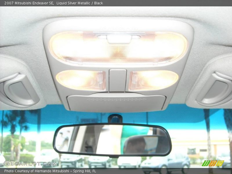 Liquid Silver Metallic / Black 2007 Mitsubishi Endeavor SE