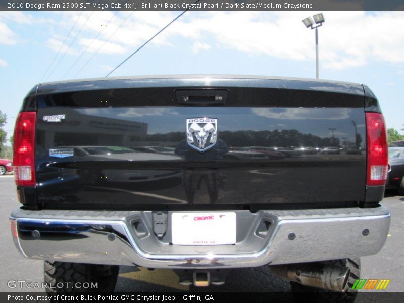 Brilliant Black Crystal Pearl / Dark Slate/Medium Graystone 2010 Dodge Ram 2500 SLT Mega Cab 4x4