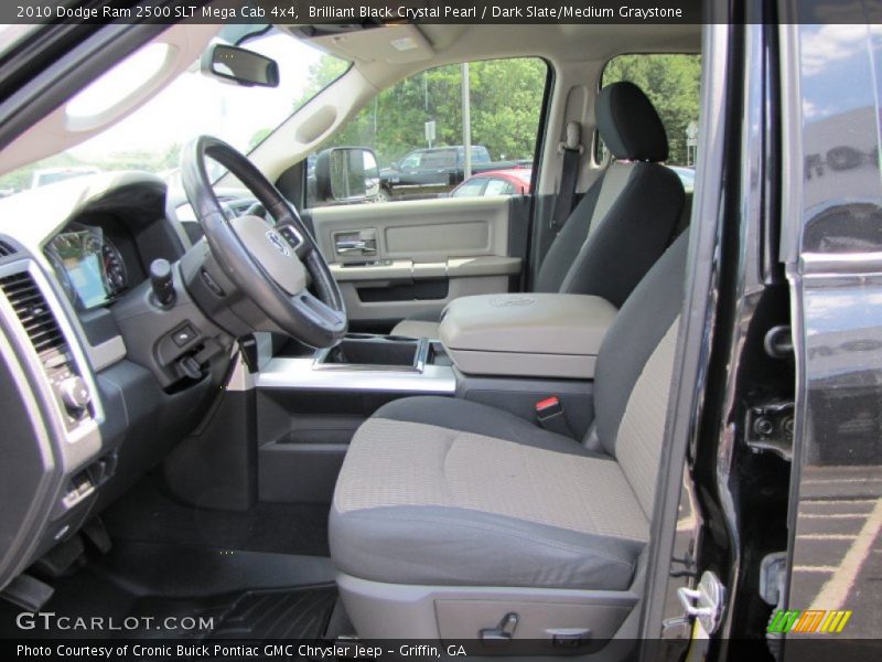 Brilliant Black Crystal Pearl / Dark Slate/Medium Graystone 2010 Dodge Ram 2500 SLT Mega Cab 4x4