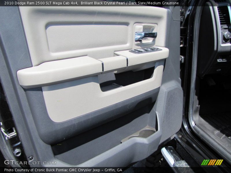 Brilliant Black Crystal Pearl / Dark Slate/Medium Graystone 2010 Dodge Ram 2500 SLT Mega Cab 4x4