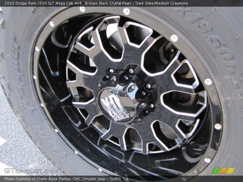 Brilliant Black Crystal Pearl / Dark Slate/Medium Graystone 2010 Dodge Ram 2500 SLT Mega Cab 4x4