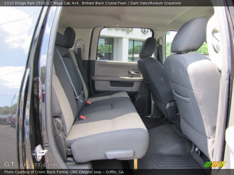 Brilliant Black Crystal Pearl / Dark Slate/Medium Graystone 2010 Dodge Ram 2500 SLT Mega Cab 4x4