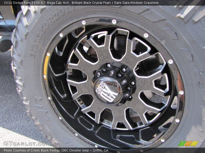 Brilliant Black Crystal Pearl / Dark Slate/Medium Graystone 2010 Dodge Ram 2500 SLT Mega Cab 4x4