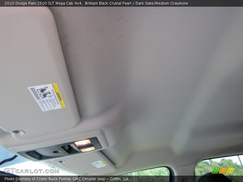 Brilliant Black Crystal Pearl / Dark Slate/Medium Graystone 2010 Dodge Ram 2500 SLT Mega Cab 4x4