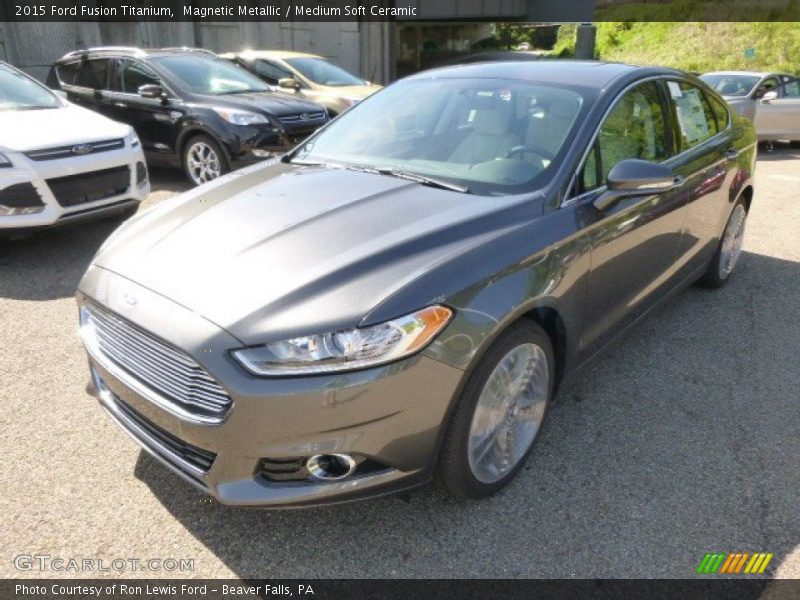 Magnetic Metallic / Medium Soft Ceramic 2015 Ford Fusion Titanium