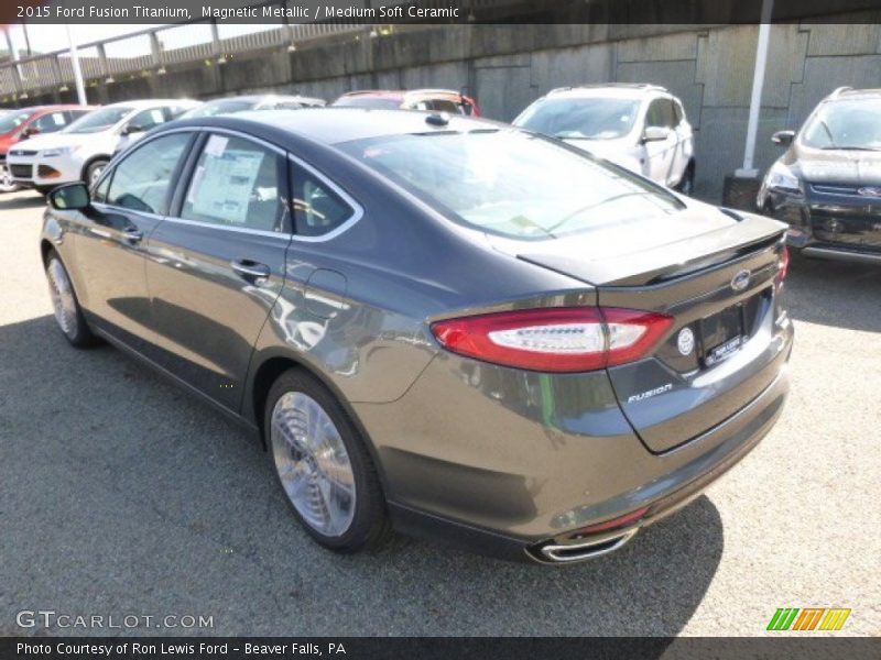 Magnetic Metallic / Medium Soft Ceramic 2015 Ford Fusion Titanium