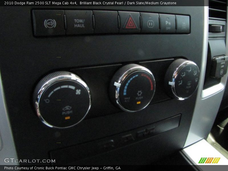 Brilliant Black Crystal Pearl / Dark Slate/Medium Graystone 2010 Dodge Ram 2500 SLT Mega Cab 4x4