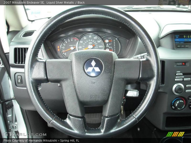 Liquid Silver Metallic / Black 2007 Mitsubishi Endeavor SE