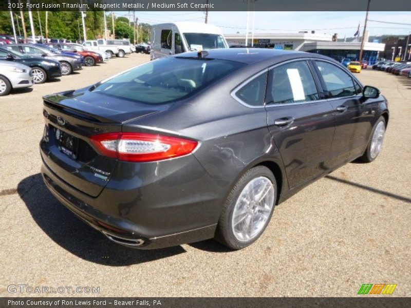 Magnetic Metallic / Medium Soft Ceramic 2015 Ford Fusion Titanium