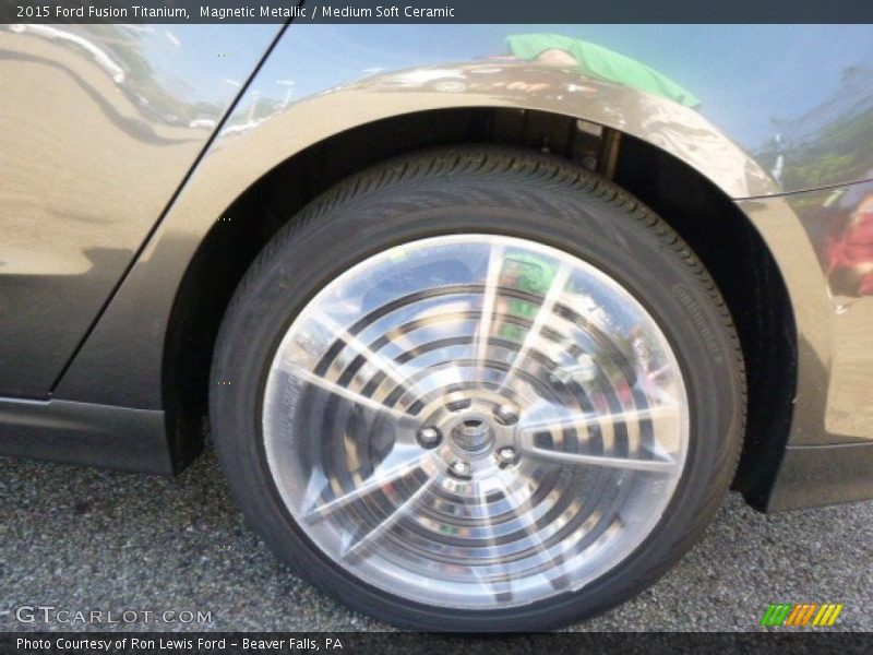 Magnetic Metallic / Medium Soft Ceramic 2015 Ford Fusion Titanium