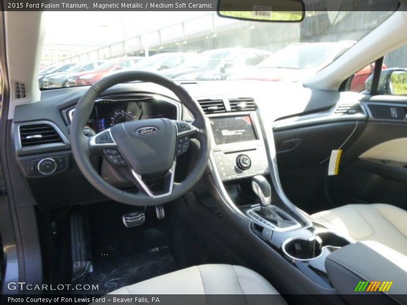 Magnetic Metallic / Medium Soft Ceramic 2015 Ford Fusion Titanium