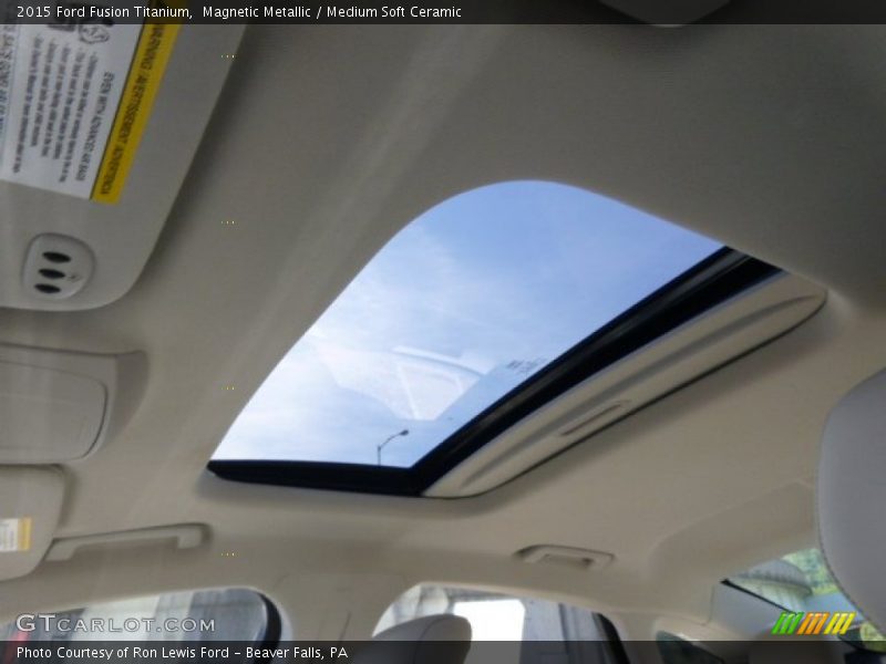 Magnetic Metallic / Medium Soft Ceramic 2015 Ford Fusion Titanium