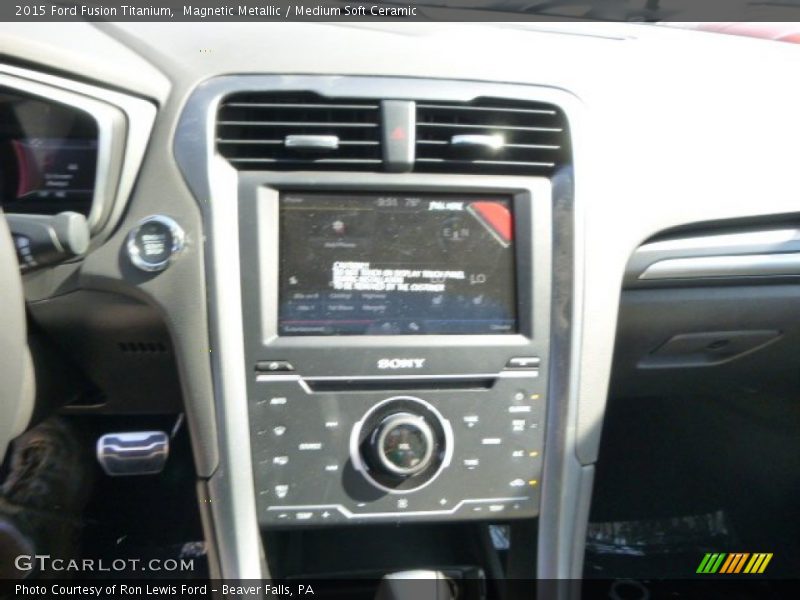 Magnetic Metallic / Medium Soft Ceramic 2015 Ford Fusion Titanium