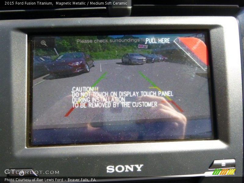 Magnetic Metallic / Medium Soft Ceramic 2015 Ford Fusion Titanium