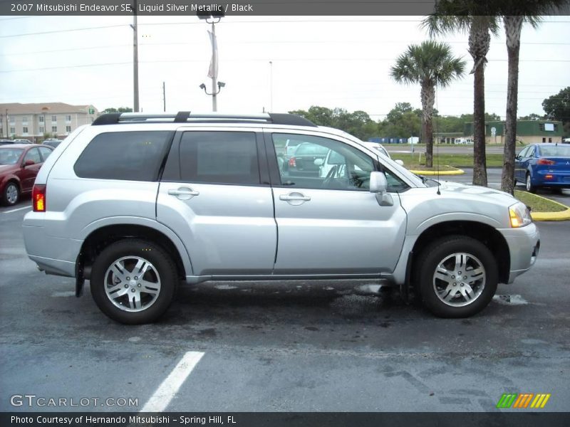 Liquid Silver Metallic / Black 2007 Mitsubishi Endeavor SE