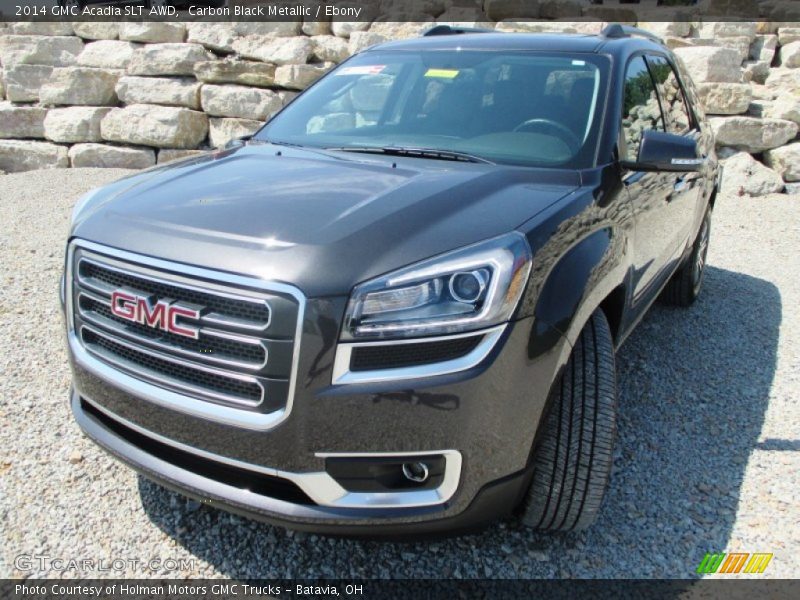 Carbon Black Metallic / Ebony 2014 GMC Acadia SLT AWD