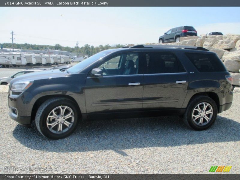 Carbon Black Metallic / Ebony 2014 GMC Acadia SLT AWD