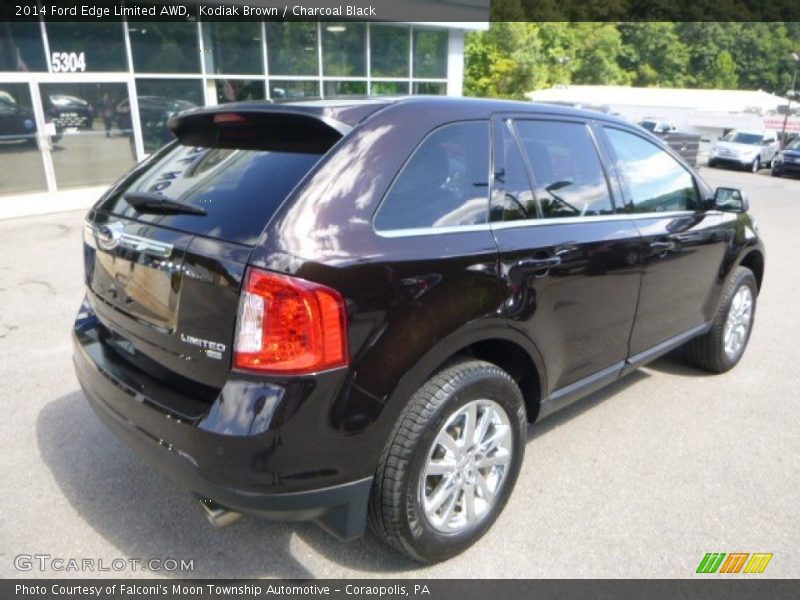 Kodiak Brown / Charcoal Black 2014 Ford Edge Limited AWD