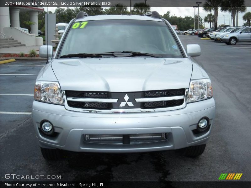 Liquid Silver Metallic / Black 2007 Mitsubishi Endeavor SE