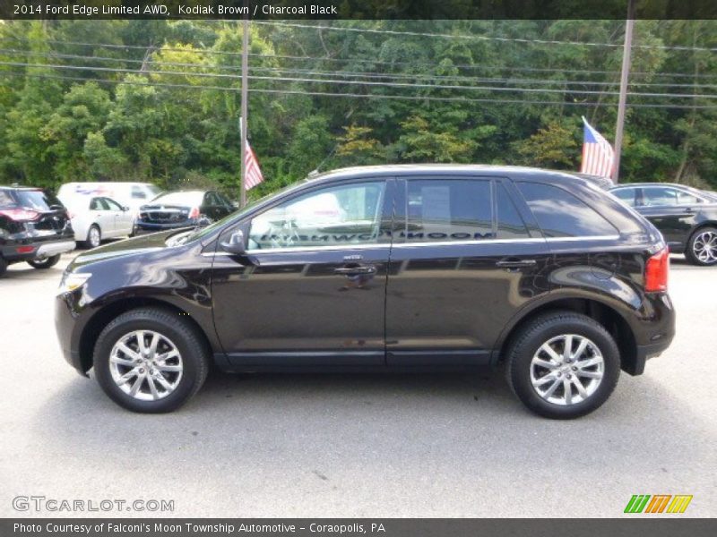 Kodiak Brown / Charcoal Black 2014 Ford Edge Limited AWD