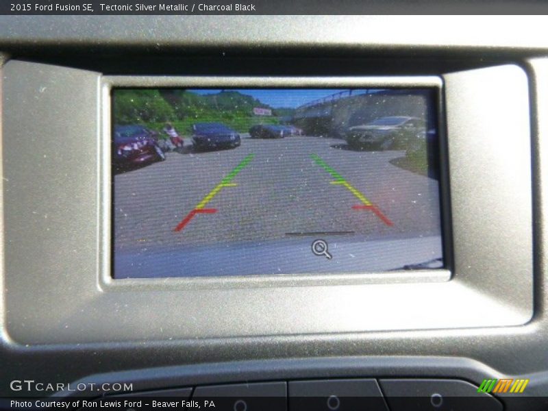 Tectonic Silver Metallic / Charcoal Black 2015 Ford Fusion SE