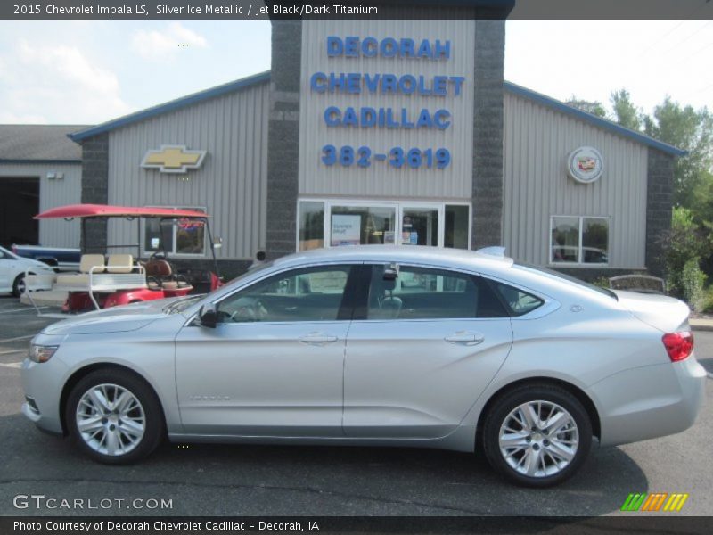 Silver Ice Metallic / Jet Black/Dark Titanium 2015 Chevrolet Impala LS