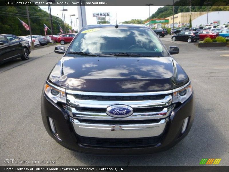 Kodiak Brown / Charcoal Black 2014 Ford Edge Limited AWD