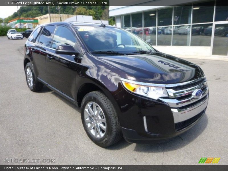 Kodiak Brown / Charcoal Black 2014 Ford Edge Limited AWD