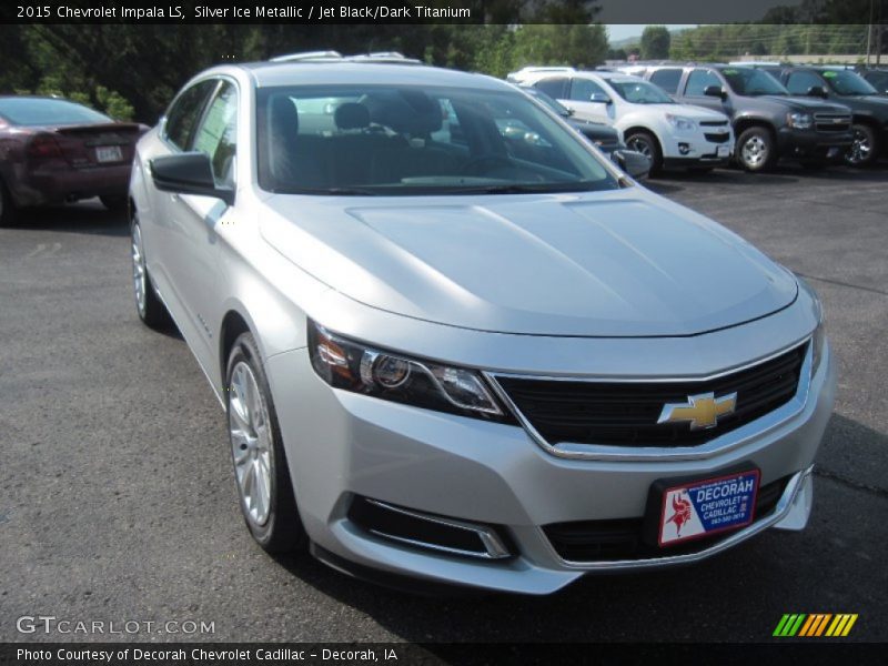 Silver Ice Metallic / Jet Black/Dark Titanium 2015 Chevrolet Impala LS