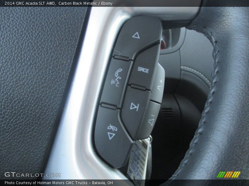 Carbon Black Metallic / Ebony 2014 GMC Acadia SLT AWD