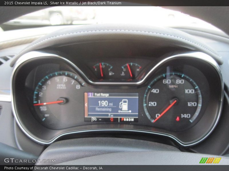 Silver Ice Metallic / Jet Black/Dark Titanium 2015 Chevrolet Impala LS
