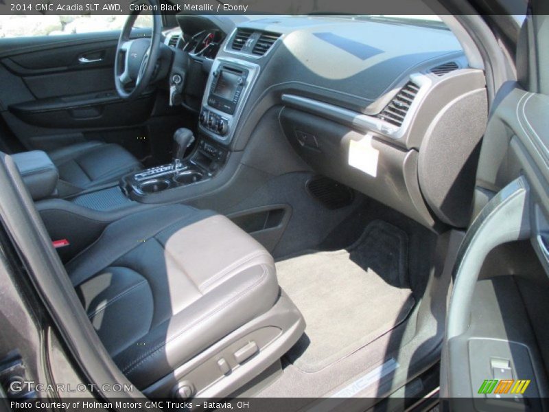 Carbon Black Metallic / Ebony 2014 GMC Acadia SLT AWD