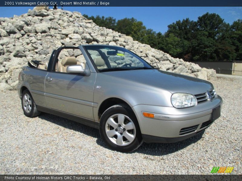 Desert Wind Metallic / Beige 2001 Volkswagen Cabrio GLX