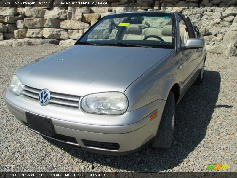 Desert Wind Metallic / Beige 2001 Volkswagen Cabrio GLX