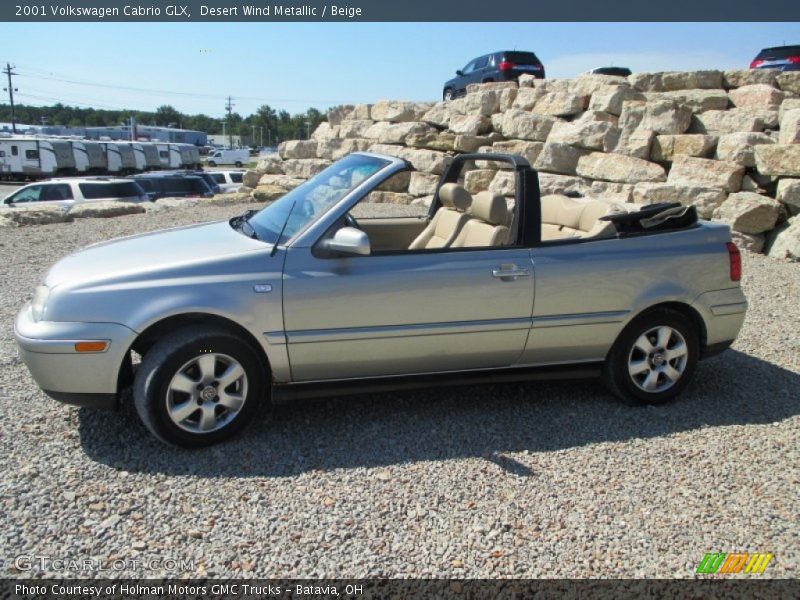 Desert Wind Metallic / Beige 2001 Volkswagen Cabrio GLX