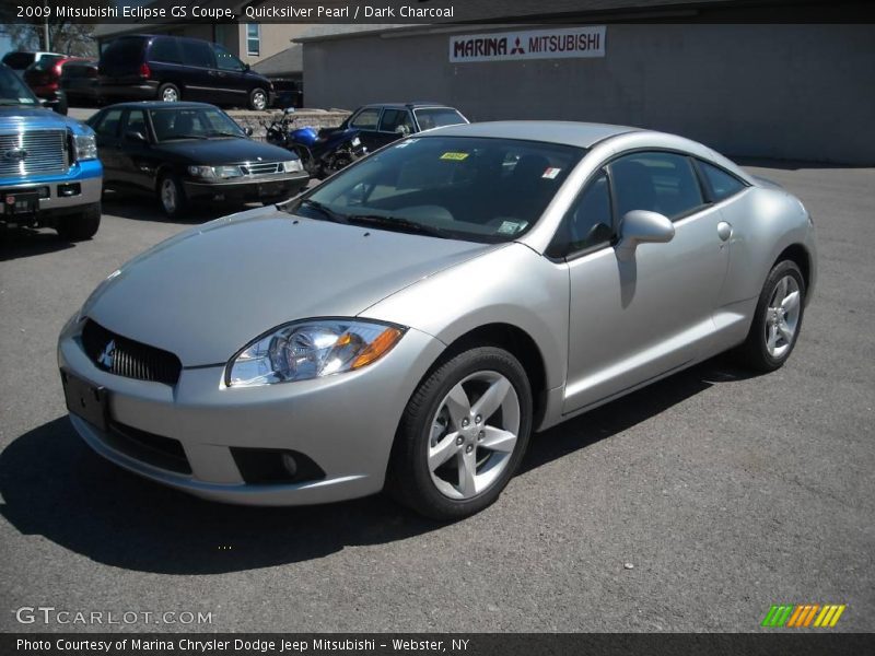 Quicksilver Pearl / Dark Charcoal 2009 Mitsubishi Eclipse GS Coupe