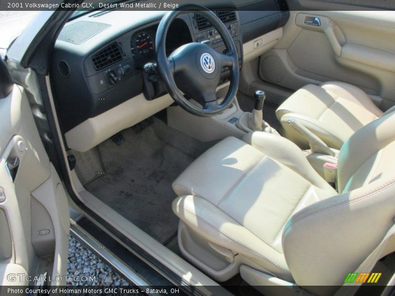 Desert Wind Metallic / Beige 2001 Volkswagen Cabrio GLX