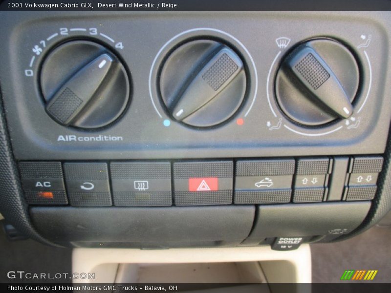 Desert Wind Metallic / Beige 2001 Volkswagen Cabrio GLX
