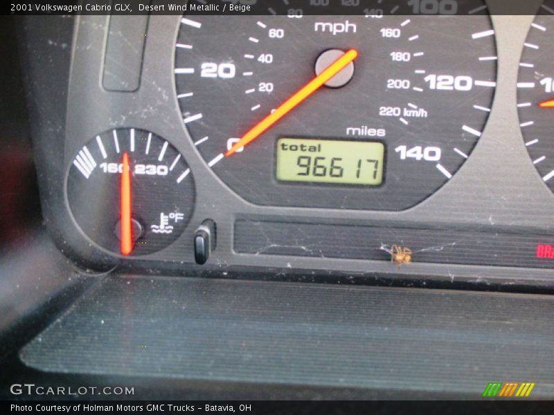 Desert Wind Metallic / Beige 2001 Volkswagen Cabrio GLX