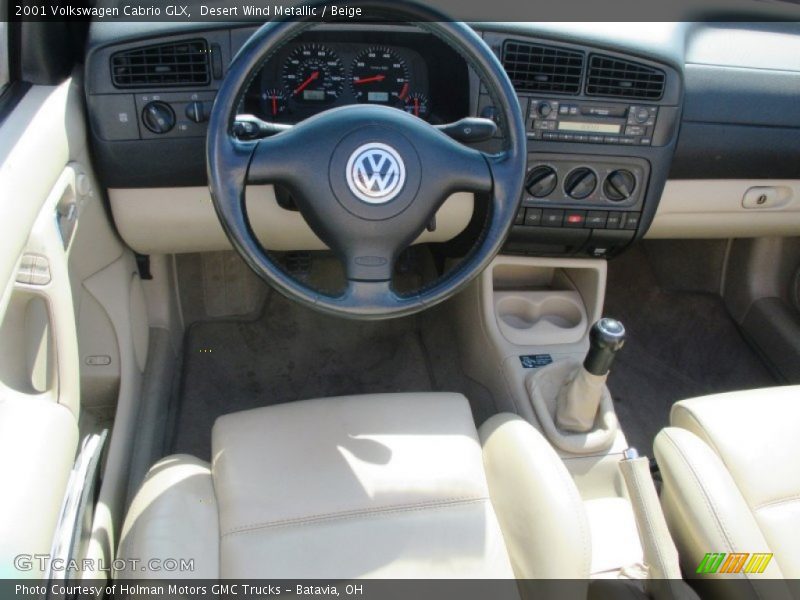 Desert Wind Metallic / Beige 2001 Volkswagen Cabrio GLX