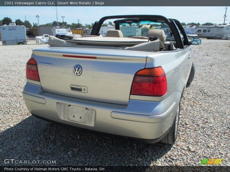Desert Wind Metallic / Beige 2001 Volkswagen Cabrio GLX