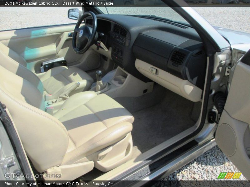 Desert Wind Metallic / Beige 2001 Volkswagen Cabrio GLX