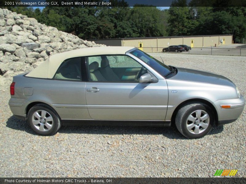 Desert Wind Metallic / Beige 2001 Volkswagen Cabrio GLX
