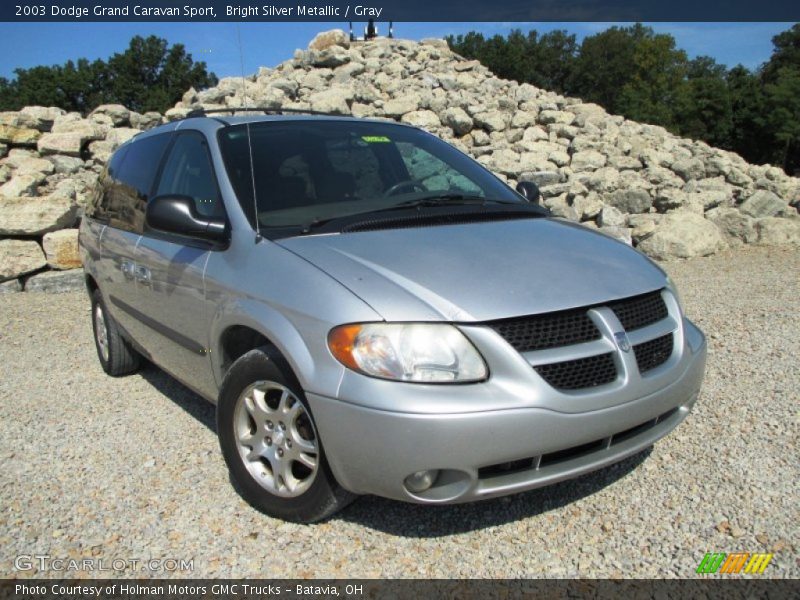 Bright Silver Metallic / Gray 2003 Dodge Grand Caravan Sport