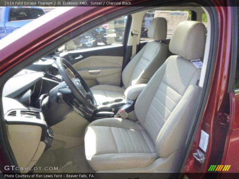 Sunset / Charcoal Black 2014 Ford Escape Titanium 2.0L EcoBoost 4WD