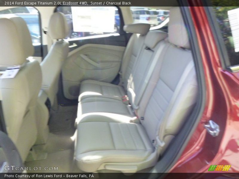 Sunset / Charcoal Black 2014 Ford Escape Titanium 2.0L EcoBoost 4WD