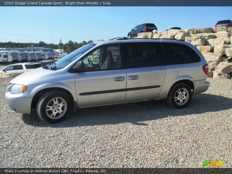 Bright Silver Metallic / Gray 2003 Dodge Grand Caravan Sport