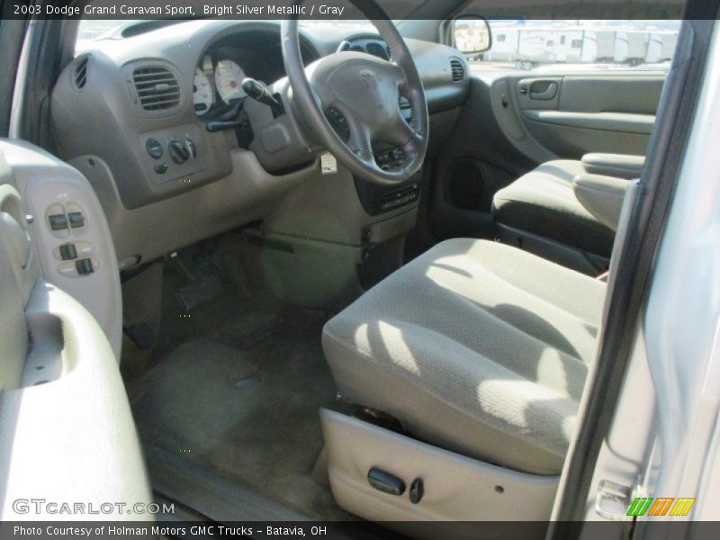 Bright Silver Metallic / Gray 2003 Dodge Grand Caravan Sport