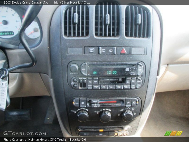 Bright Silver Metallic / Gray 2003 Dodge Grand Caravan Sport