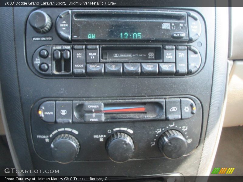 Bright Silver Metallic / Gray 2003 Dodge Grand Caravan Sport
